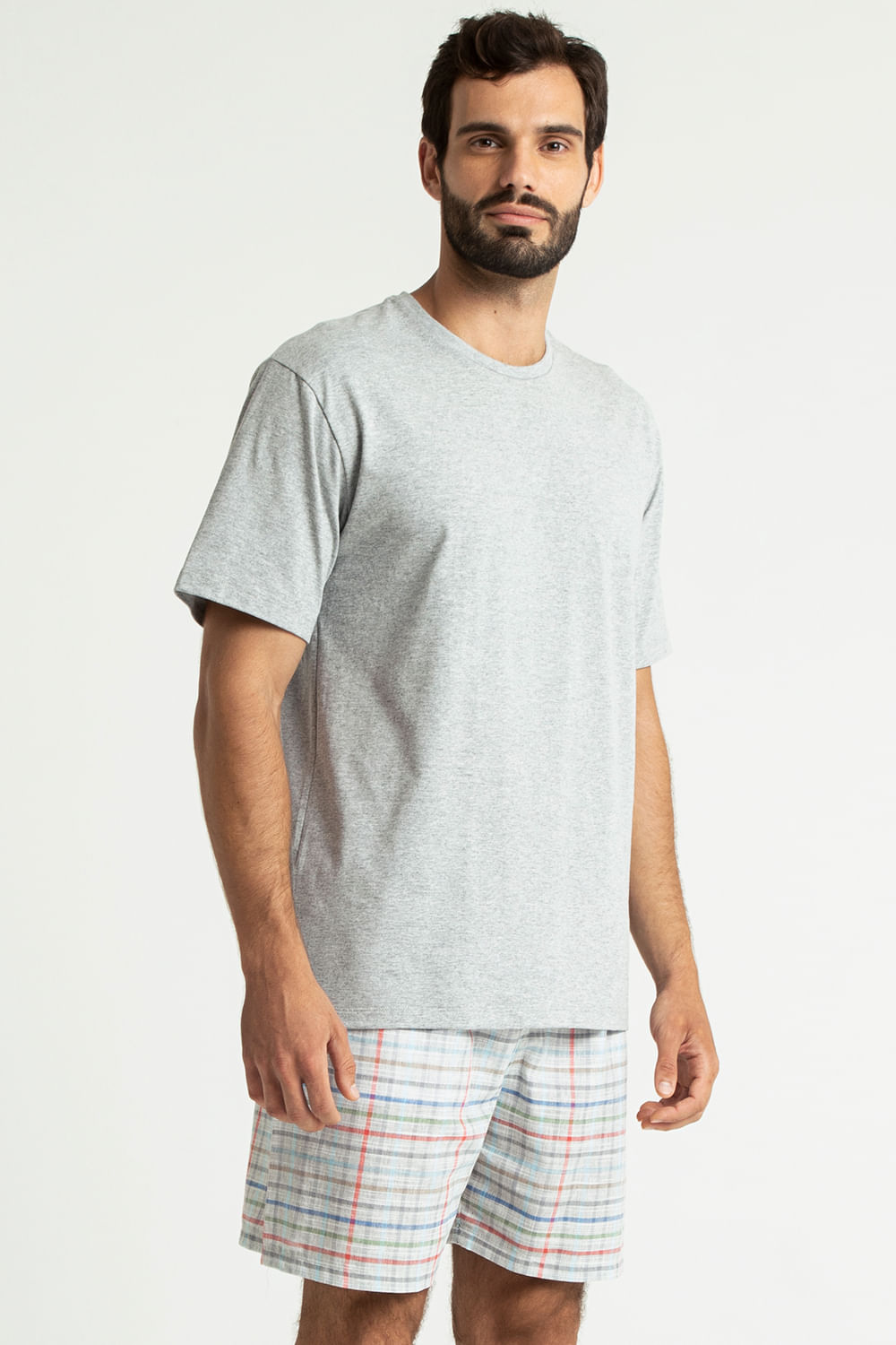 645.3811_MES_001_Pijama-Curto-Masculino-Camiseta-Malha-e-Short-Tricoline